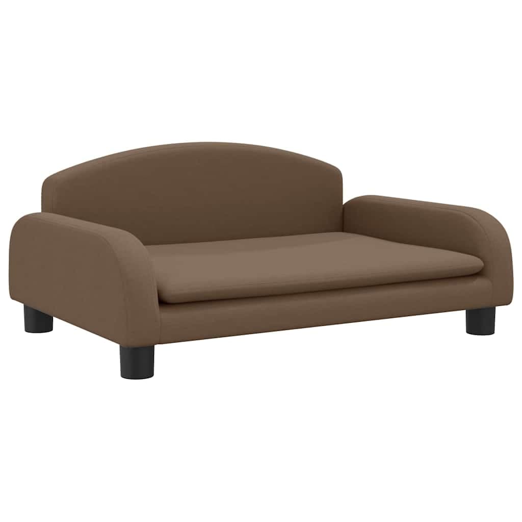 Lettino per Cani Marrone 70x45x30 cm in Tessuto — miniatura 2 di 6