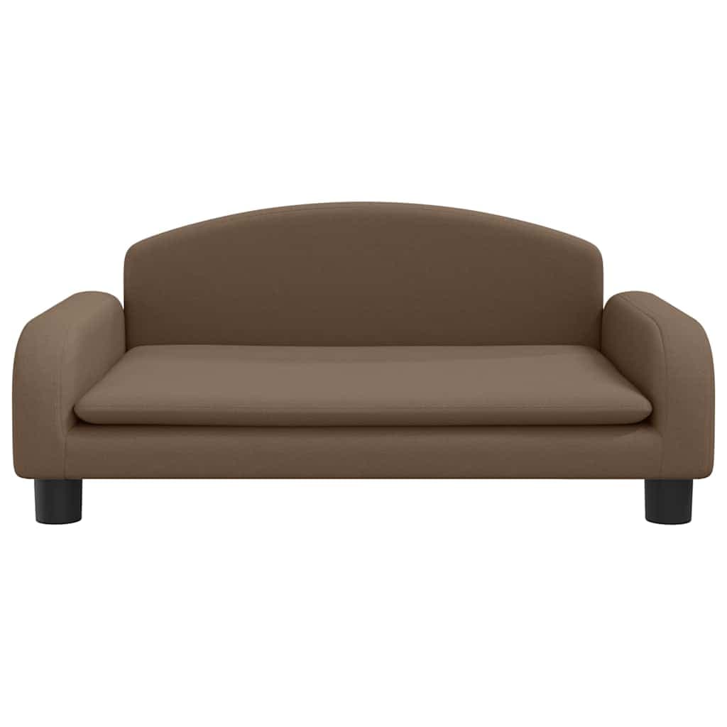Lettino per Cani Marrone 70x45x30 cm in Tessuto — miniatura 3 di 6