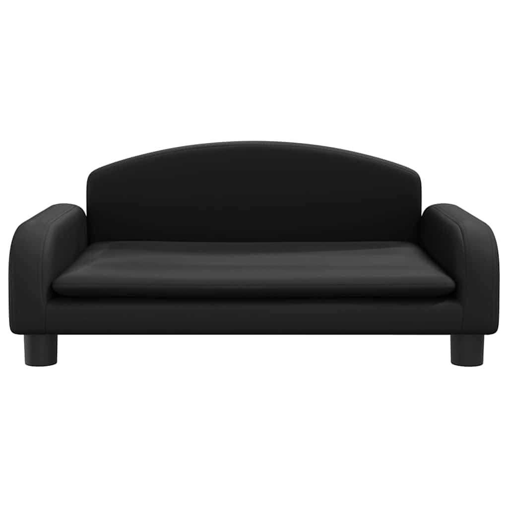 Lettino per Cani Nero 70x45x30 cm in Similpelle — miniatura 3 di 6