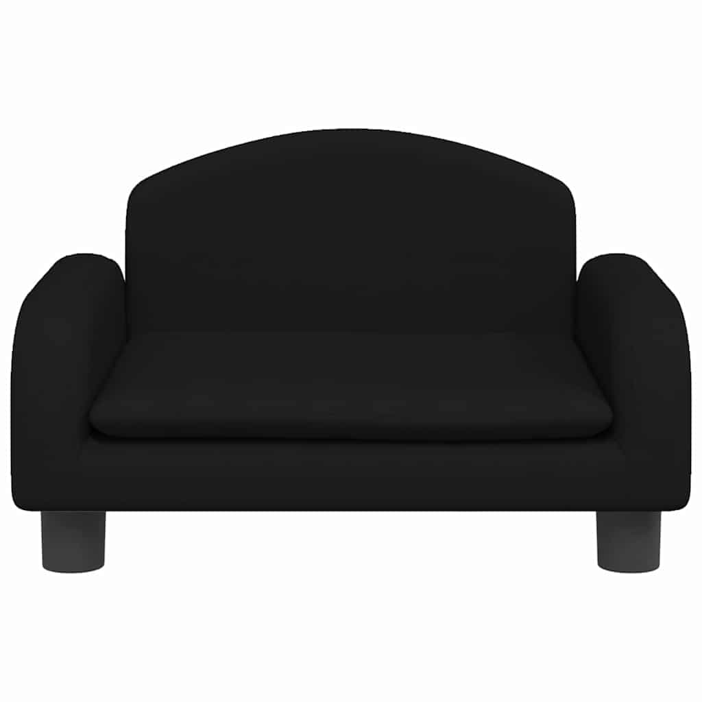 Lettino per Cani Nero 50x40x30 cm in Tessuto — miniatura 3 di 6