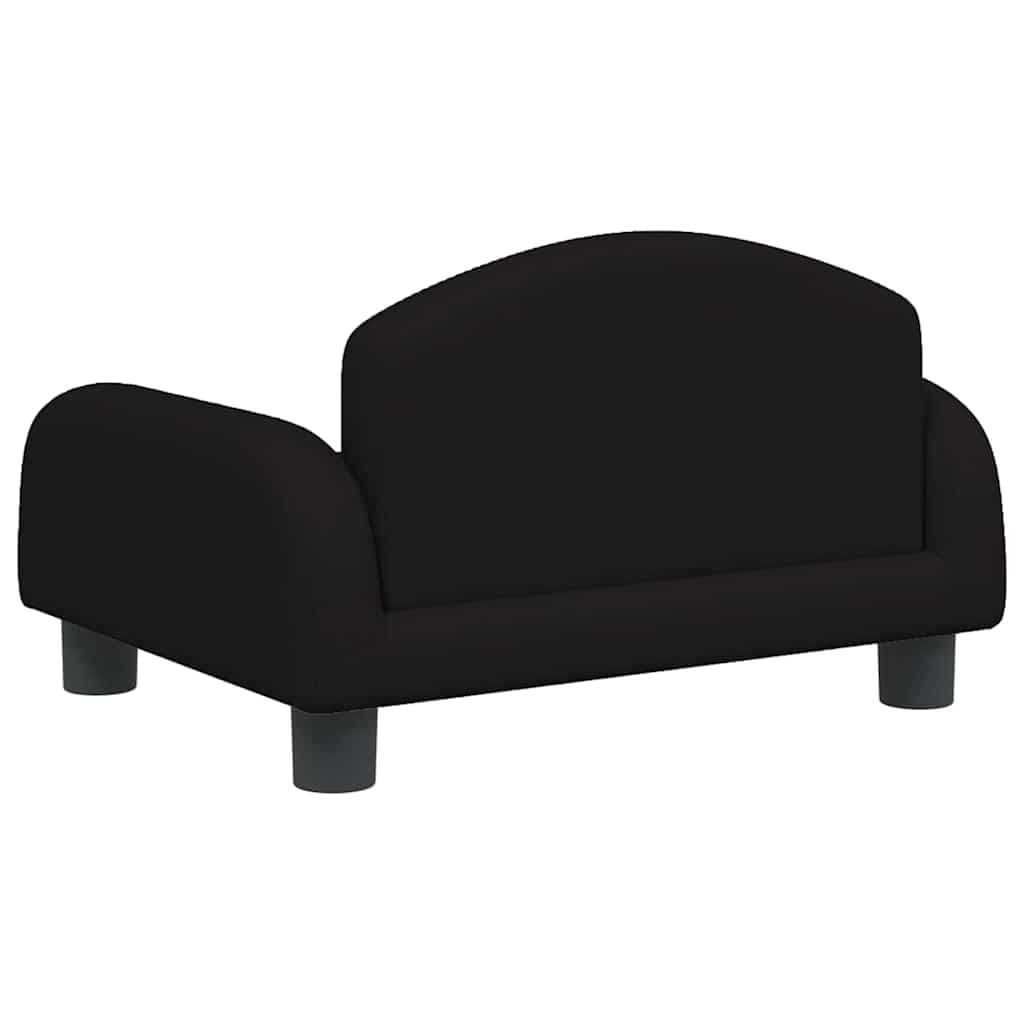 Lettino per Cani Nero 50x40x30 cm in Tessuto — miniatura 4 di 6