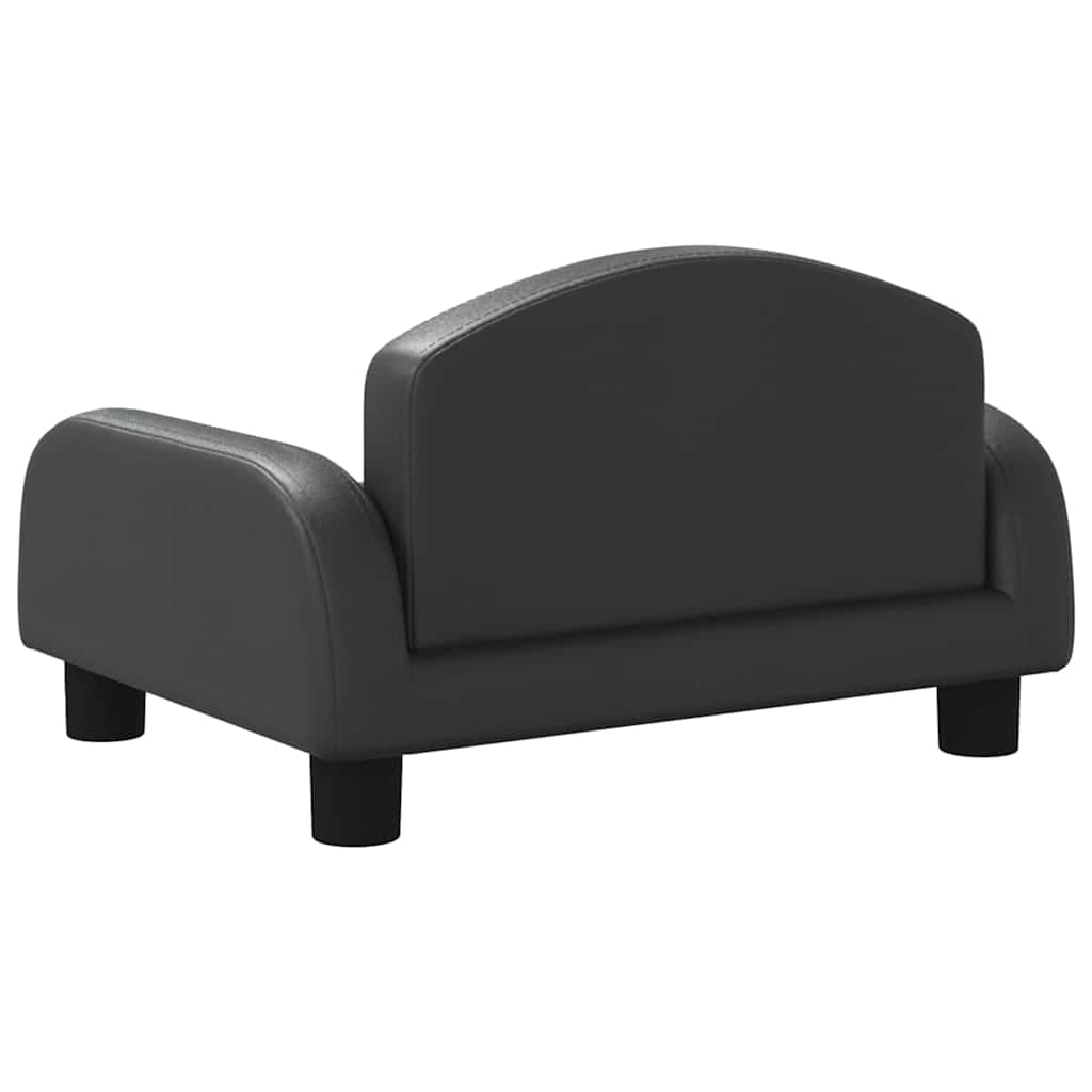 Lettino per Cani Nero 50x40x30 cm in Similpelle — miniatura 4 di 6