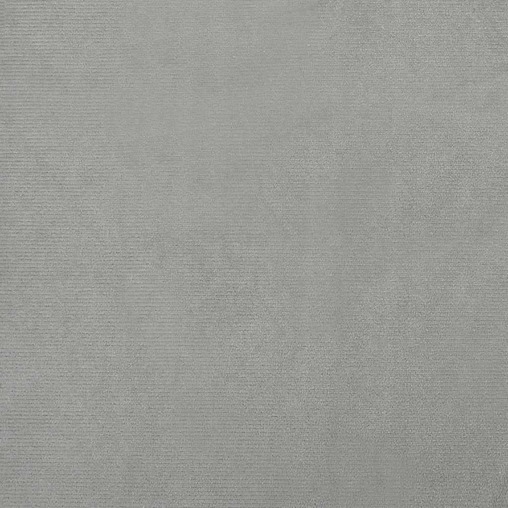 Lettino per Cani Grigio Chiaro 70x45x33 cm in Velluto — miniatura 5 di 7