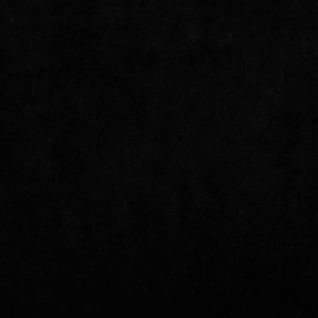 Lettino per Cani Nero 70x45x33 cm in Velluto — miniatura 5 di 6