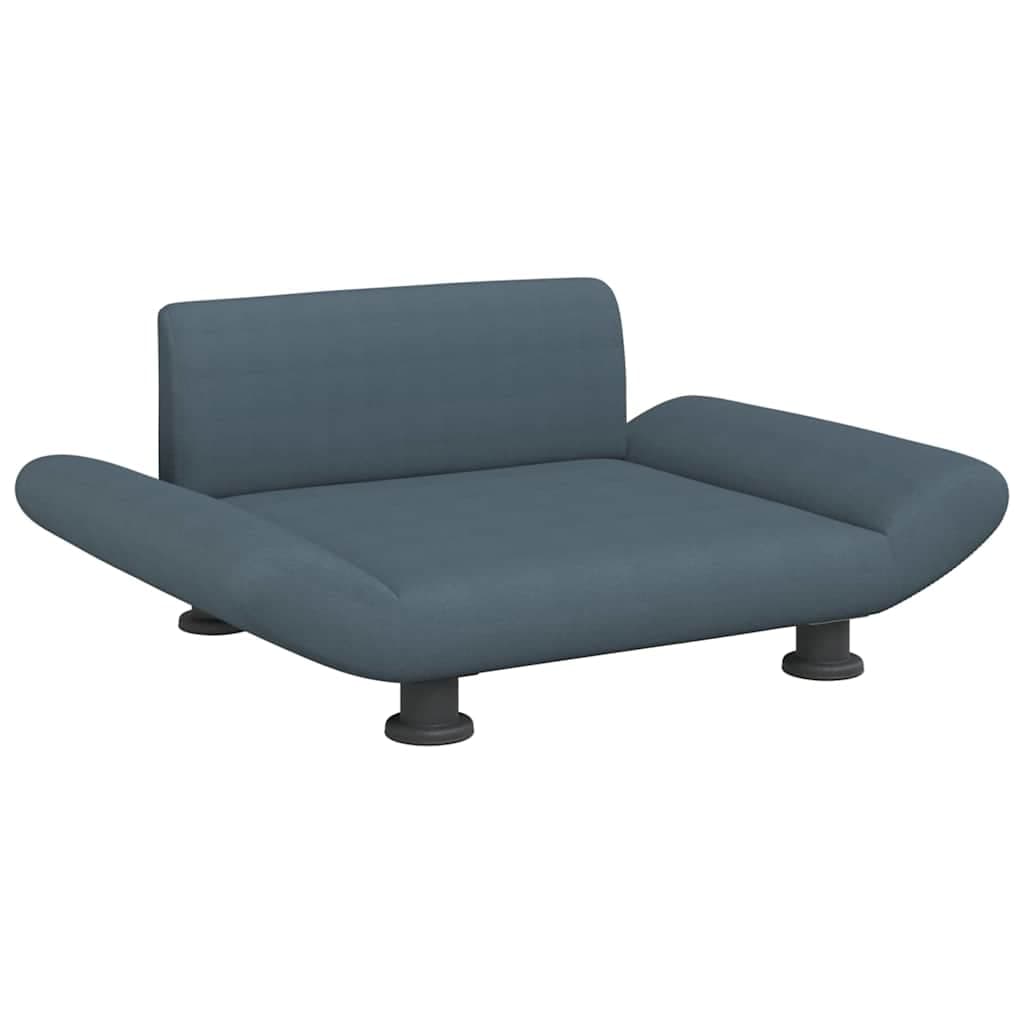 Lettino per Cani Grigio Scuro 70x45x28 cm in Tessuto — miniatura 2 di 6