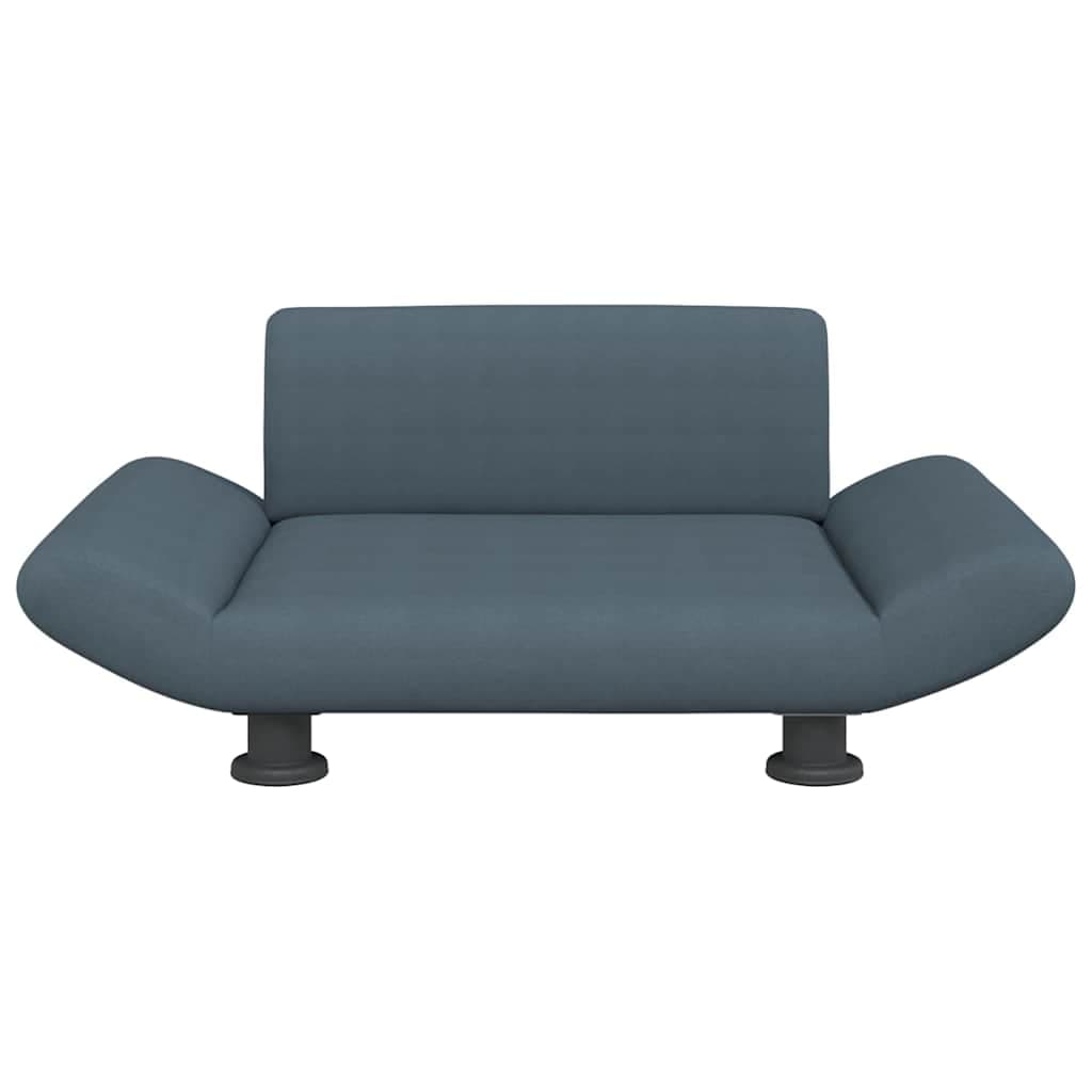 Lettino per Cani Grigio Scuro 70x45x28 cm in Tessuto — miniatura 3 di 6