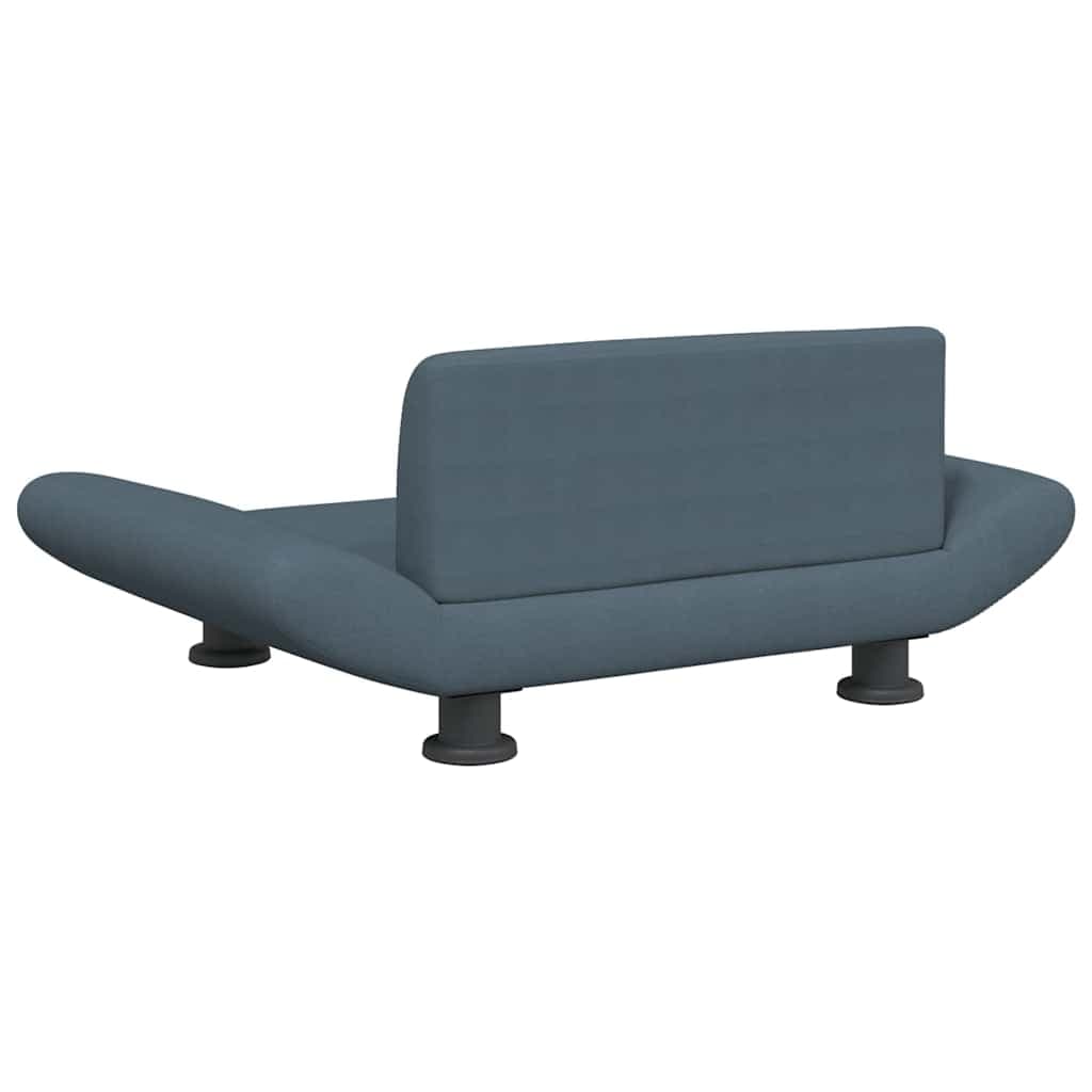 Lettino per Cani Grigio Scuro 70x45x28 cm in Tessuto — miniatura 4 di 6