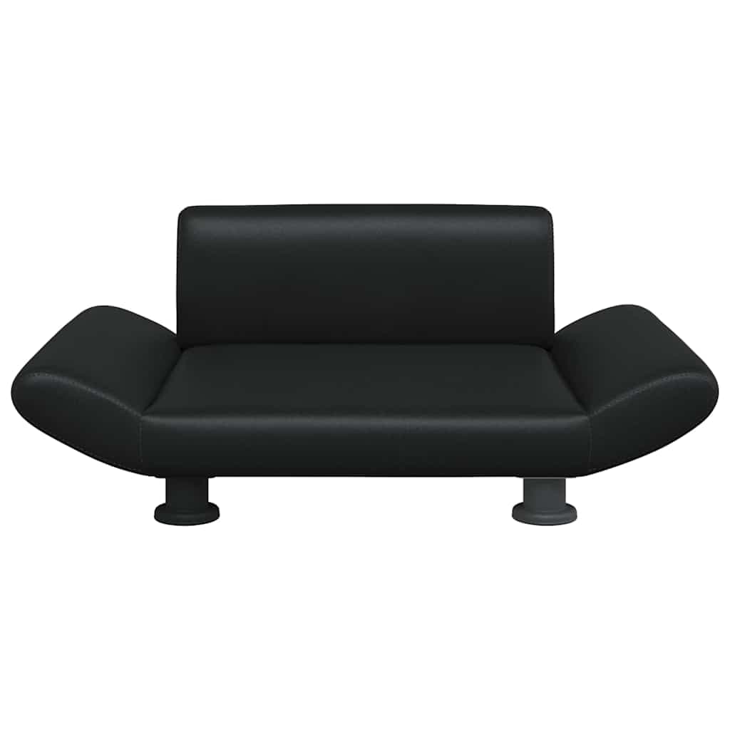 Lettino per Cani Nero 70x45x28 cm in Similpelle — miniatura 3 di 6