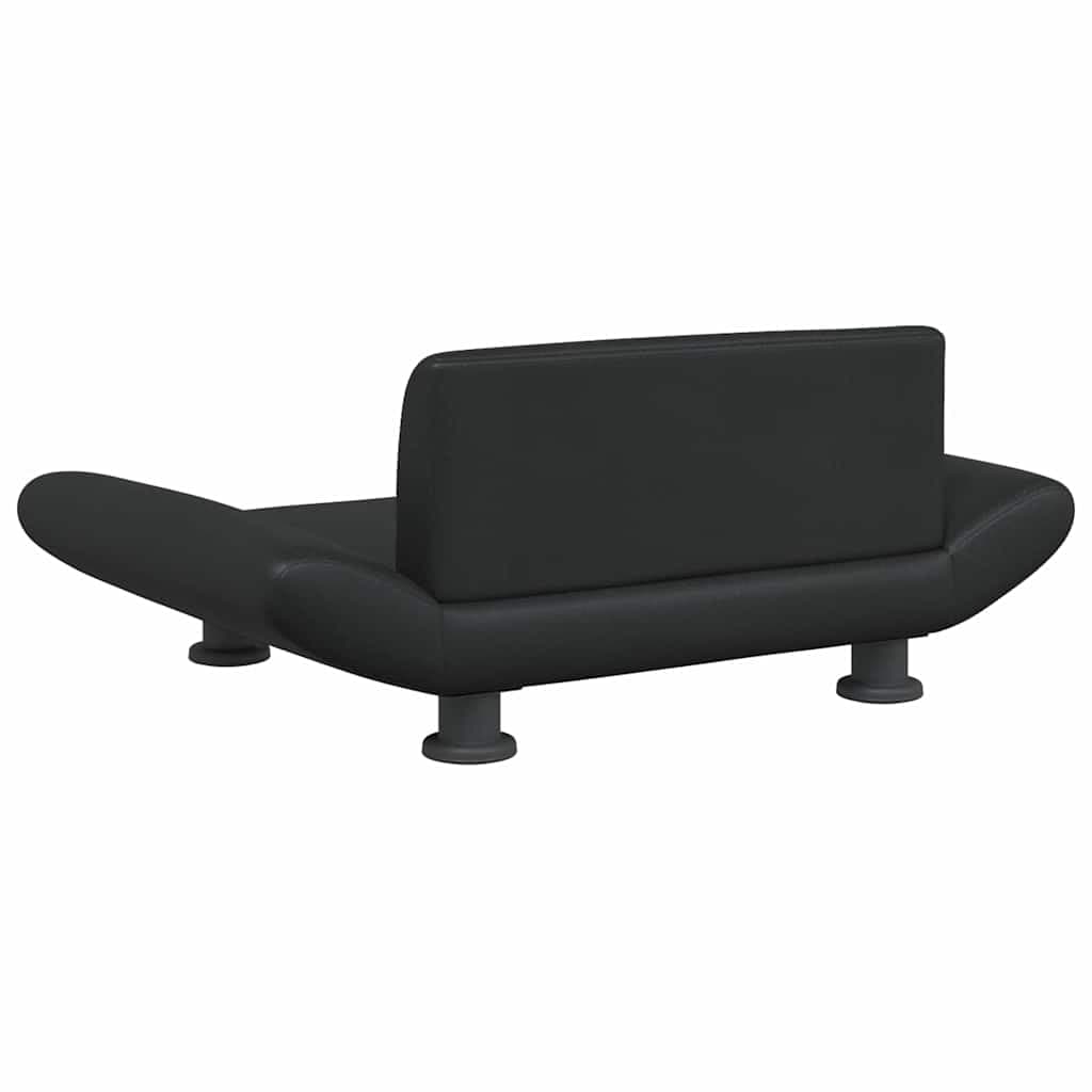 Lettino per Cani Nero 70x45x28 cm in Similpelle — miniatura 4 di 6