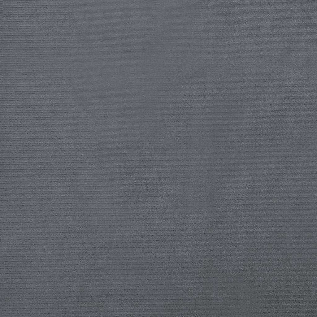 Lettino per Cani Grigio Scuro 70x48x22 cm in Velluto — foto 5 di 6
