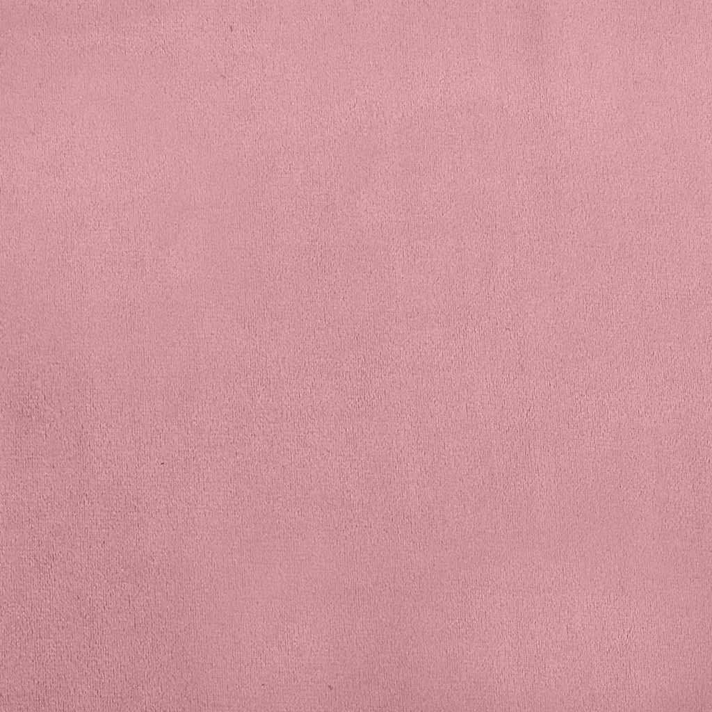 Lettino per Cani Rosa 70x48x22 cm in Velluto — miniatura 5 di 6