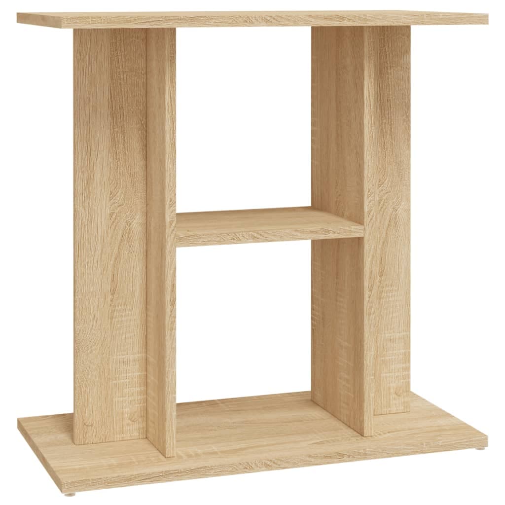 Supporto Acquario 60x30x60cm in Legno Multistrato Rovere Sonoma — miniatura 2 di 8