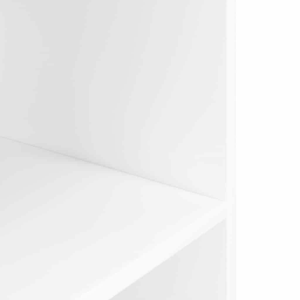 Supporto per Acquario 80x35x60 cm in Legno Multistrato Bianco — miniatura 4 di 8