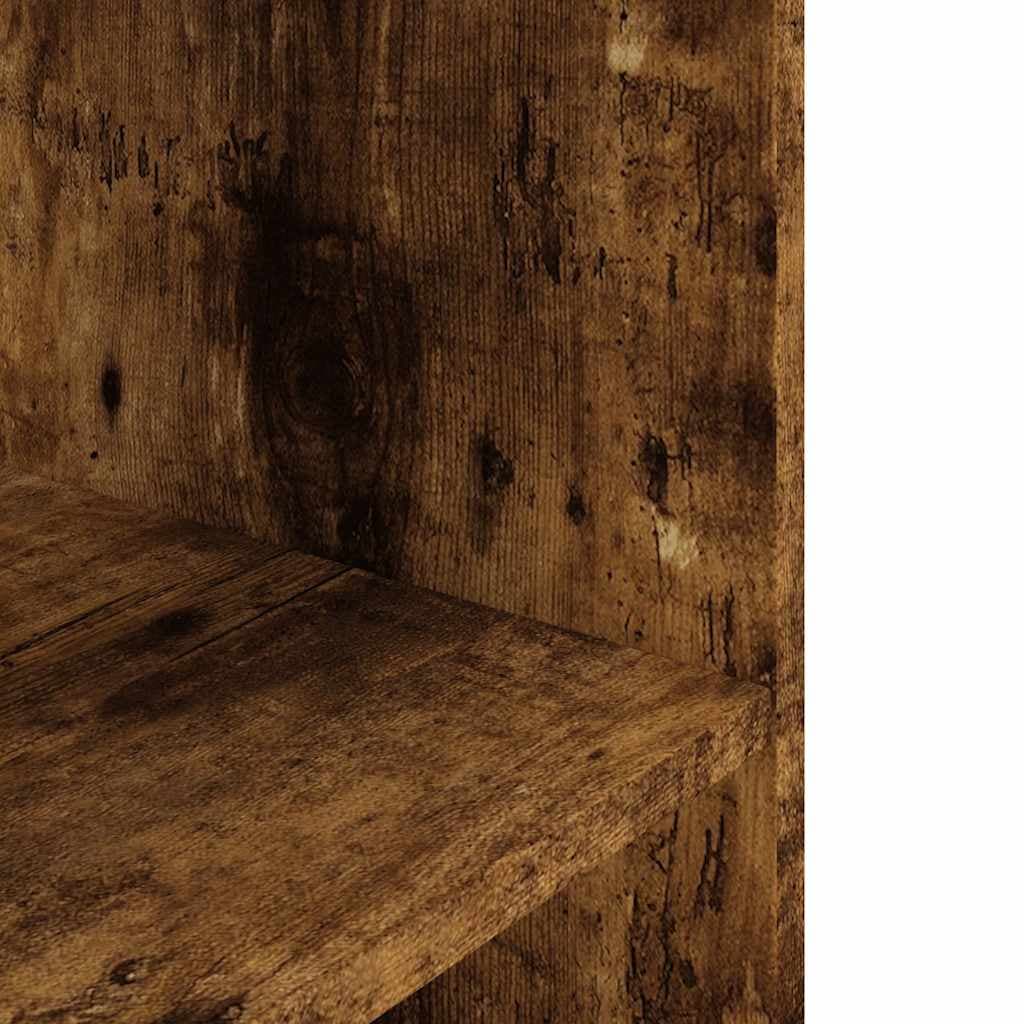Supporto per acquario in rovere affumicato 80x35x60 cm — miniatura 4 di 8