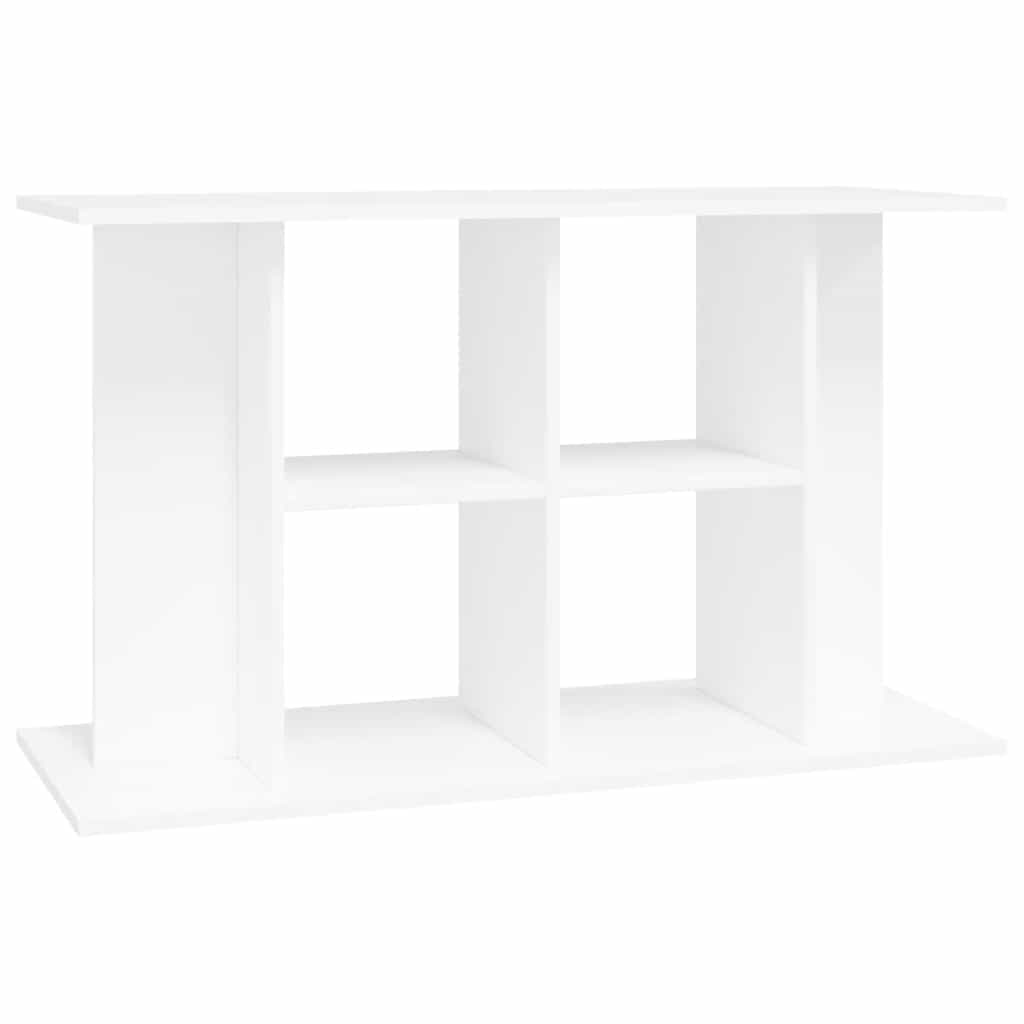 Supporto per Acquario 100x40x60 cm in Legno Multistrato Bianco — miniatura 2 di 9