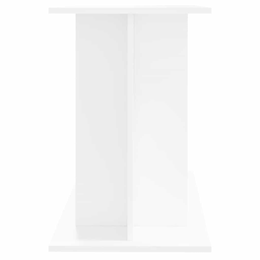 Supporto per Acquario 100x40x60 cm in Legno Multistrato Bianco — miniatura 4 di 9
