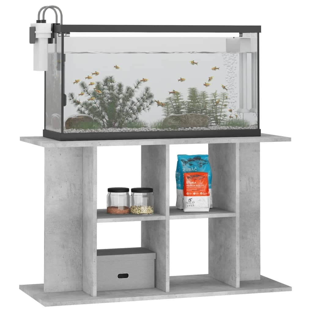 Supporto per acquario in cemento grigio 100x40x60 cm — miniatura 5 di 8