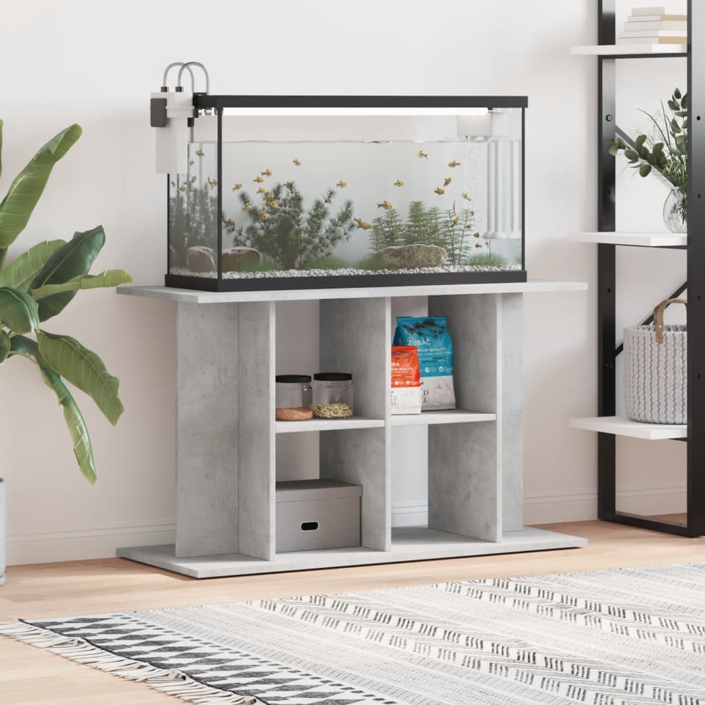 Supporto per acquario in cemento grigio 100x40x60 cm — miniatura 1 di 8