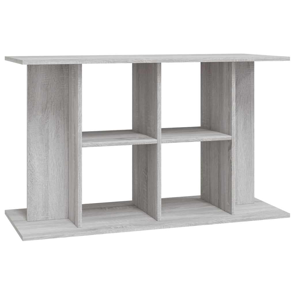 Supporto Acquario 100x40x60 cm Legno Multistrato Grigio Sonoma — miniatura 2 di 8