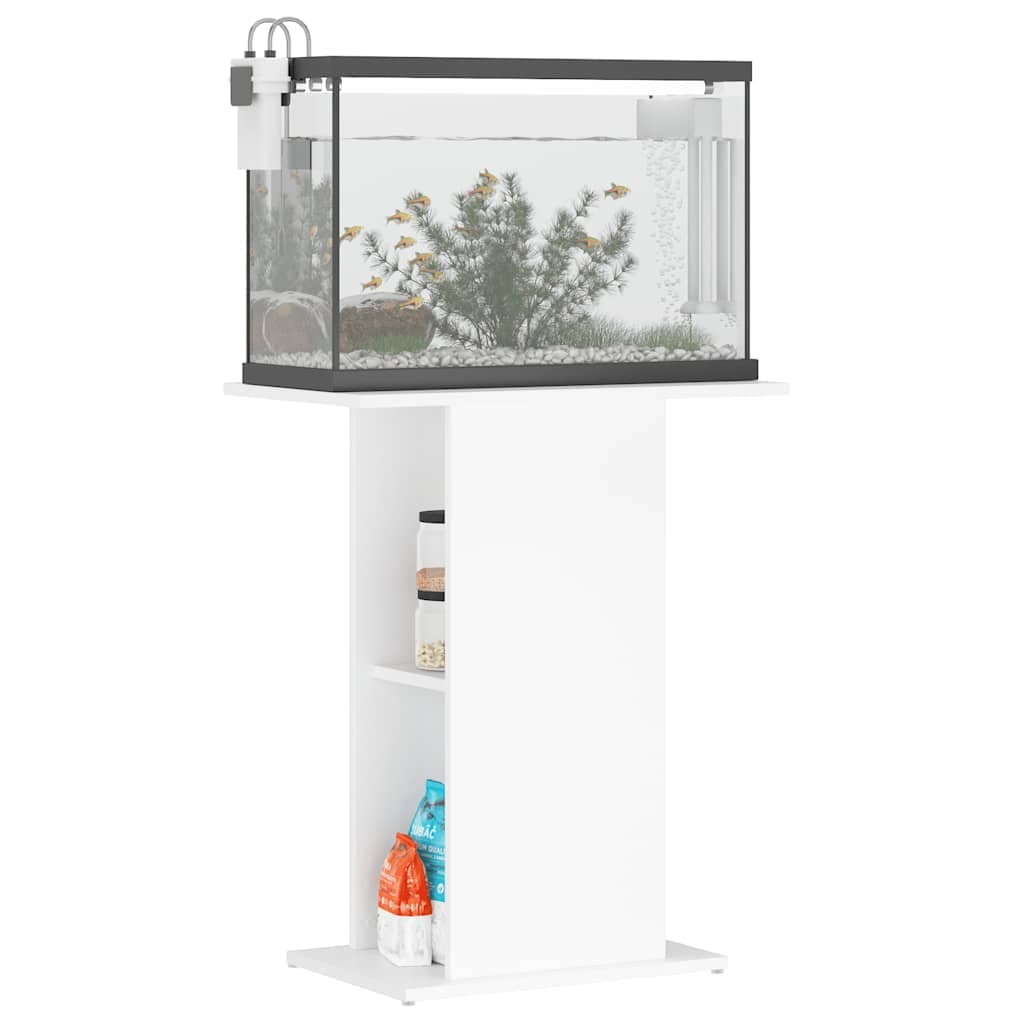 Supporto per Acquario Bianco 60,5x36x72,5 cm Legno Multistrato — miniatura 6 di 9