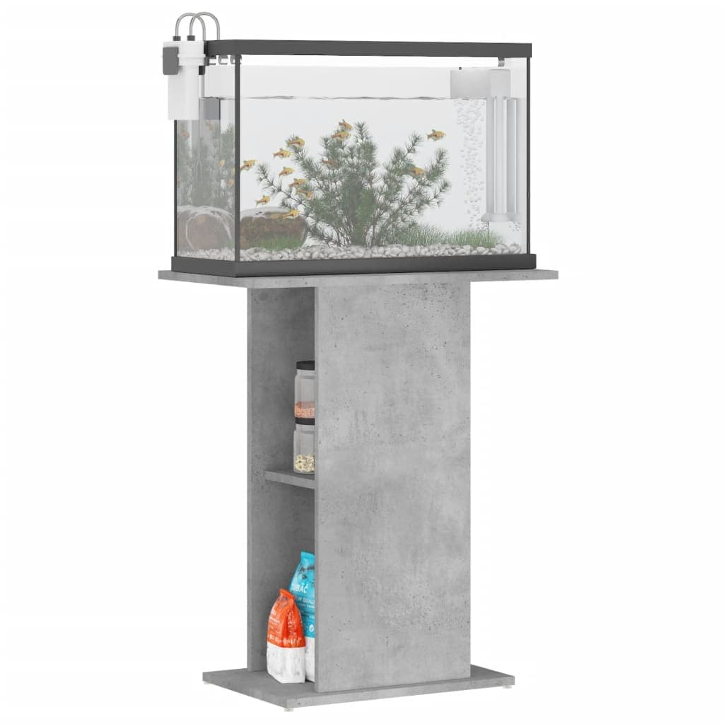 Supporto per acquario in cemento grigio 60,5x36x72,5 cm — miniatura 5 di 8