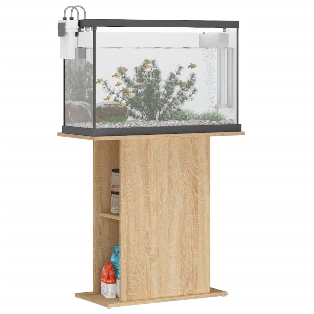 Supporto per acquario in rovere Sonoma 75x36x72,5 cm — miniatura 5 di 8