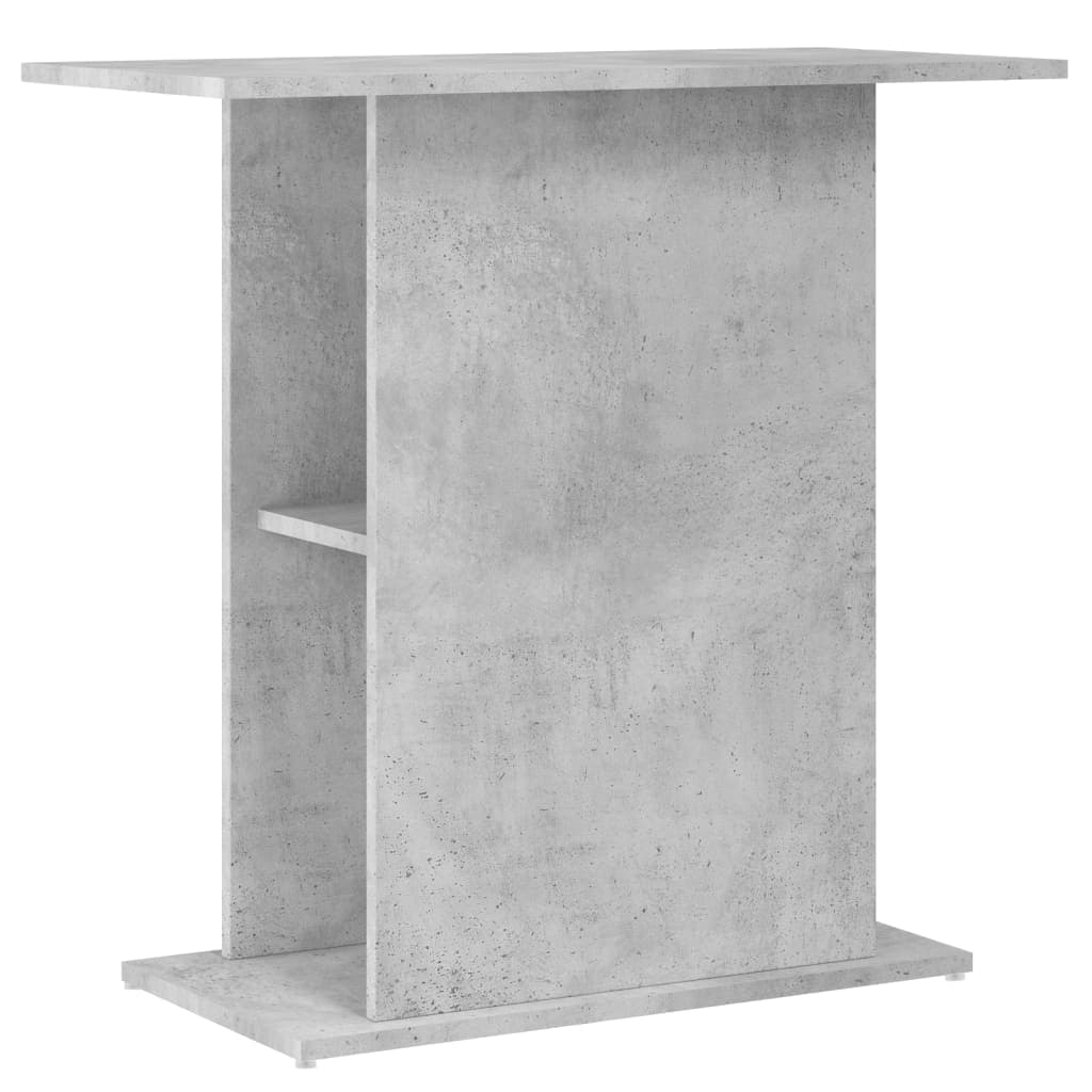 Supporto per Acquario 75x36x72,5 cm Multistrato Grigio Cemento — miniatura 2 di 8