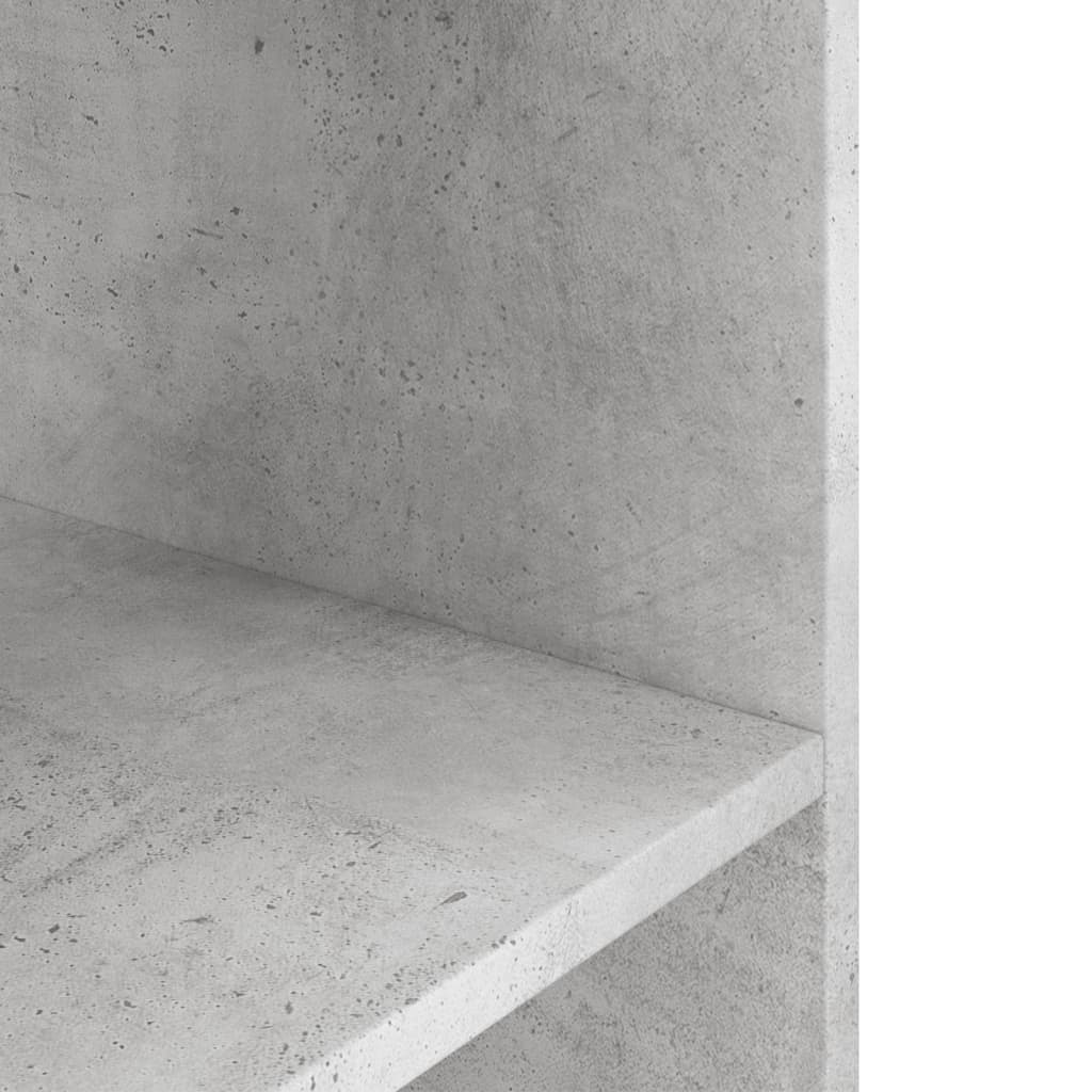Supporto per Acquario 75x36x72,5 cm Multistrato Grigio Cemento — miniatura 4 di 8