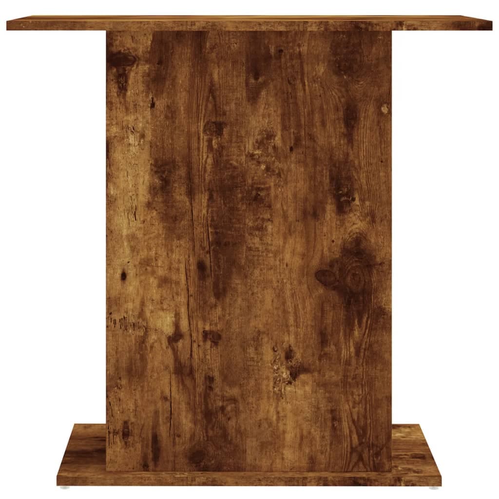 Supporto Acquario 75x36x72,5 cm Legno Multistrato Rovere Fumo — miniatura 3 di 8