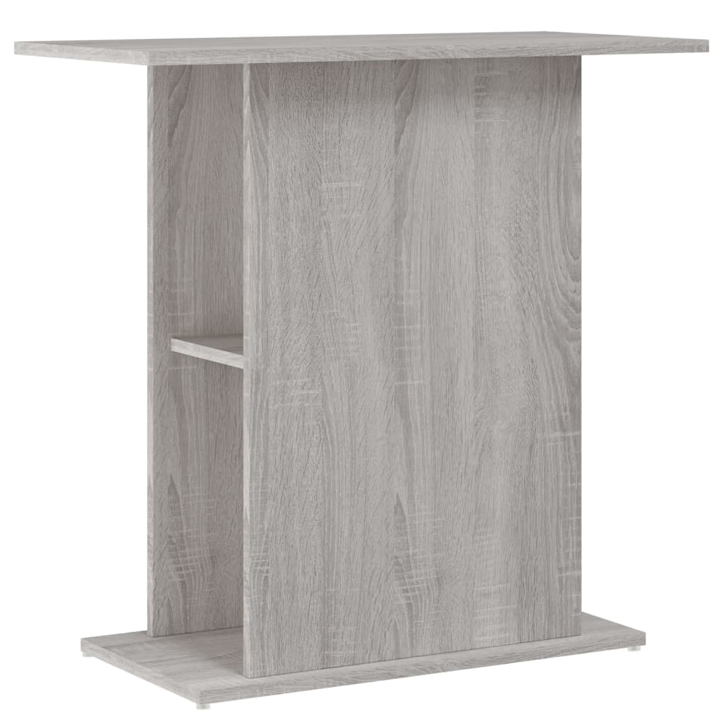 Supporto per Acquario 75x36x72,5 cm Multistrato Grigio Sonoma — miniatura 2 di 8