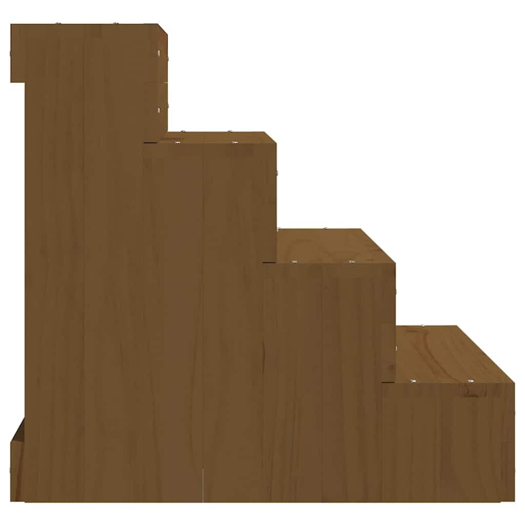 Scala per Animali Ambra 40x49x47 cm in Legno Massello di Pino — miniatura 4 di 6