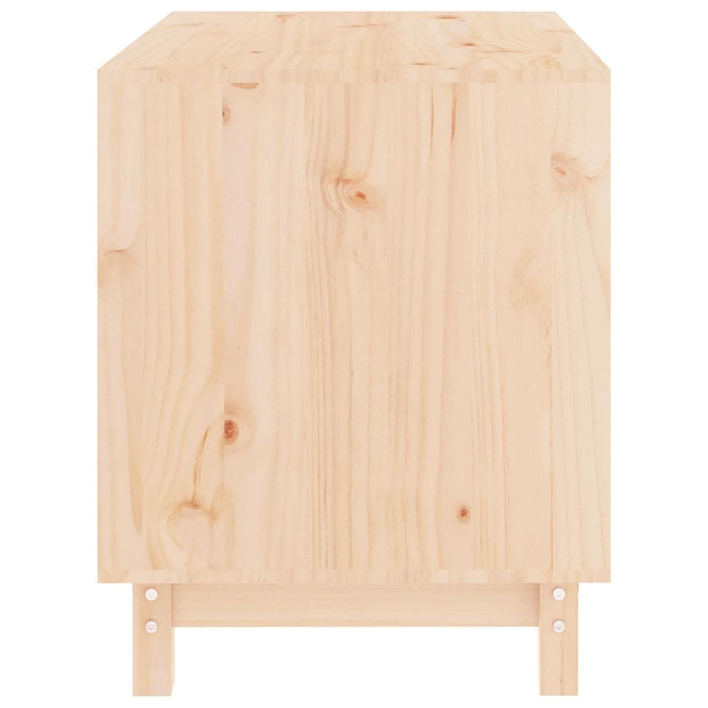 Casetta per Cani 70x50x62 cm in Legno Massello di Pino — foto 5 di 8