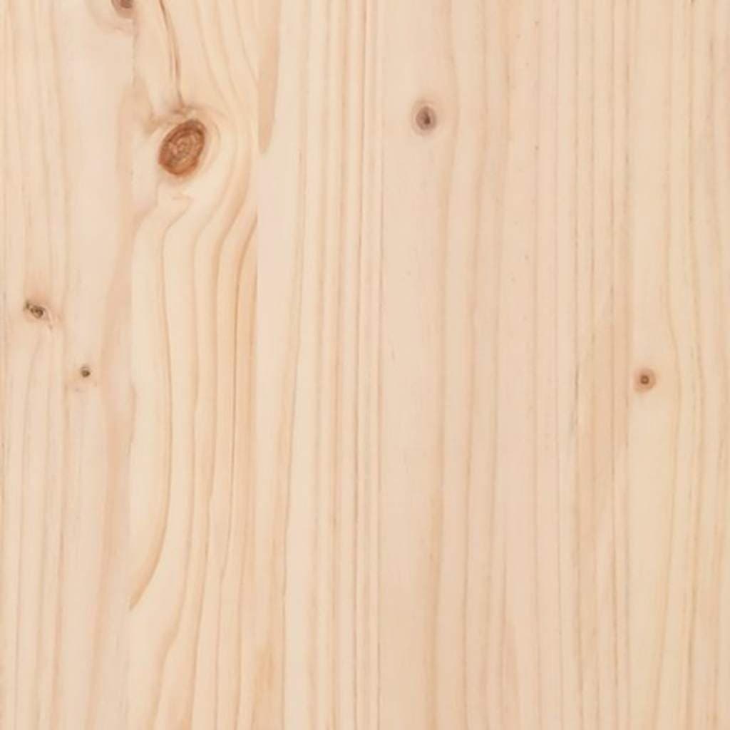Casetta per Cani 70x50x62 cm in Legno Massello di Pino — foto 7 di 8
