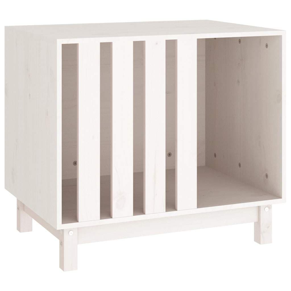 Cuccia per cani Bianco 70x50x62 cm — miniatura 2 di 8