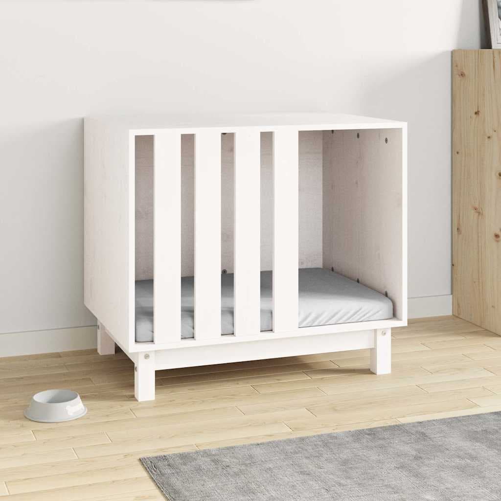 Cuccia per cani Bianco 70x50x62 cm — miniatura 3 di 8