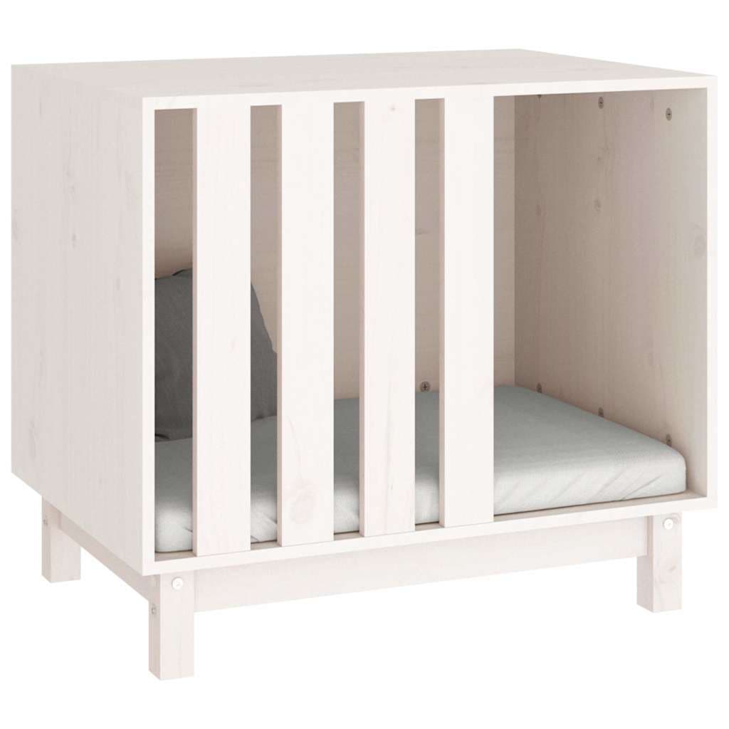 Cuccia per cani Bianco 70x50x62 cm — miniatura 6 di 8