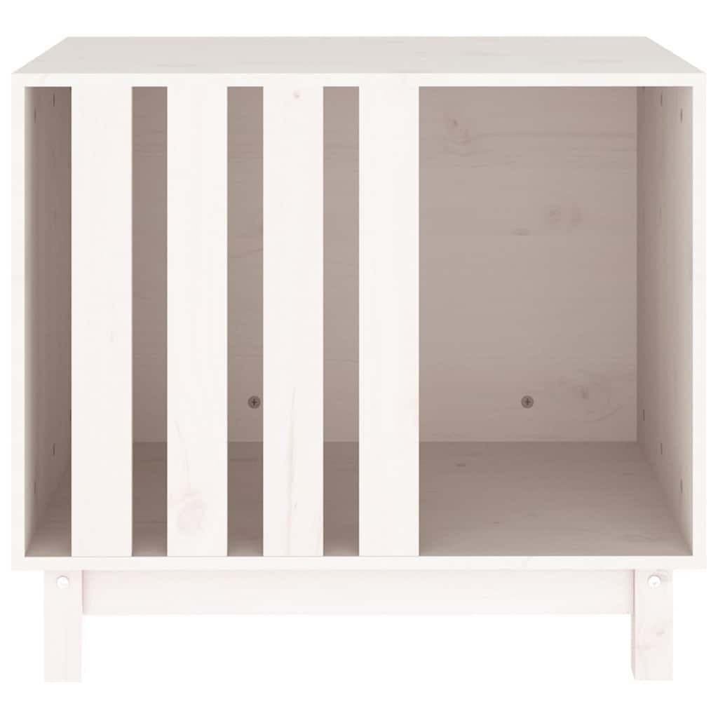 Cuccia per cani Bianco 70x50x62 cm — miniatura 4 di 8