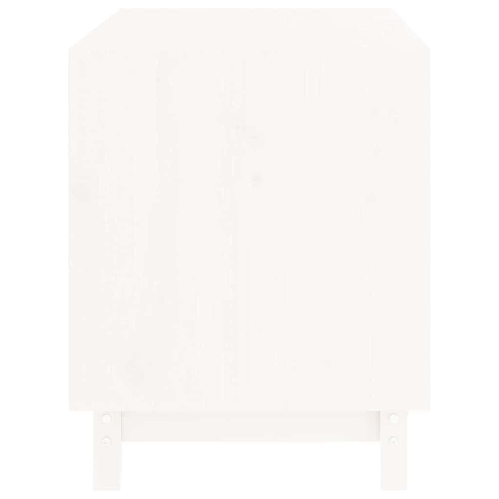 Cuccia per cani Bianco 70x50x62 cm — miniatura 5 di 8