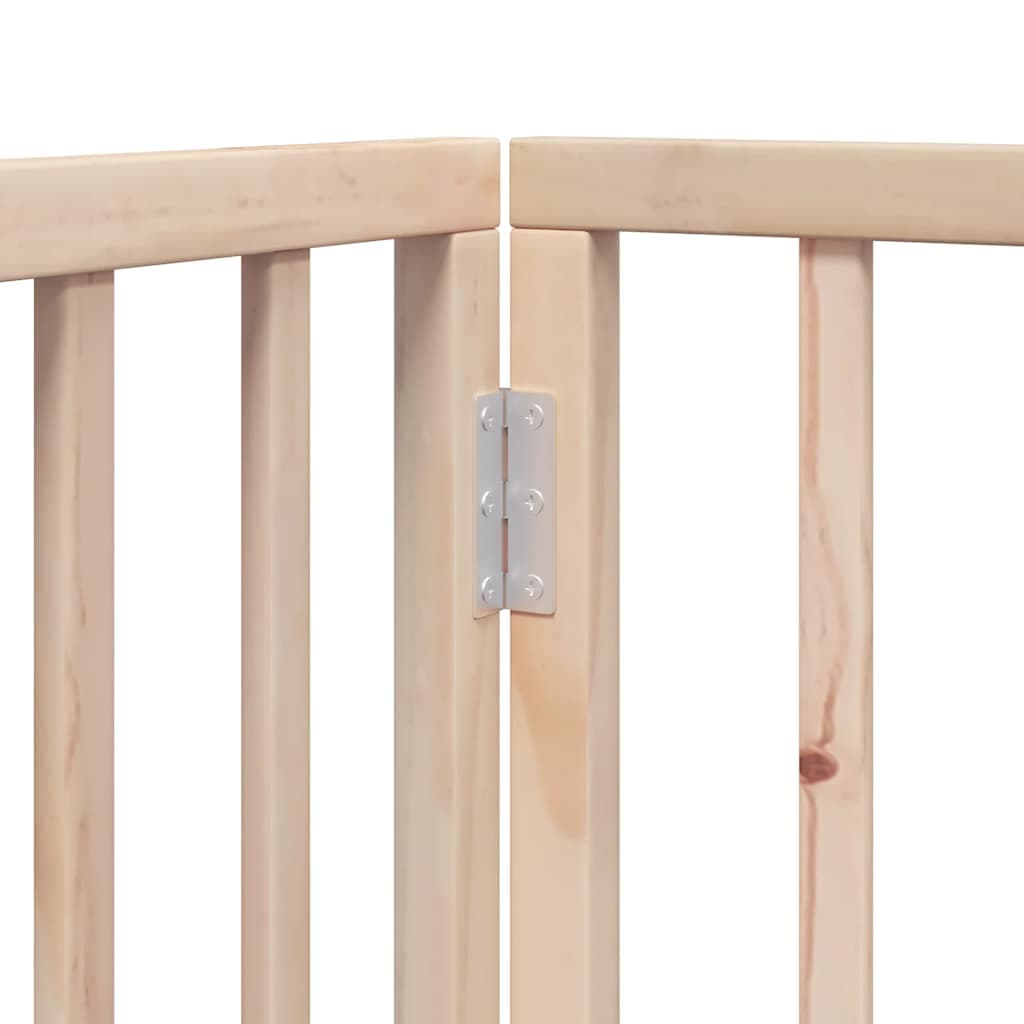 Cancello per Cani Porta Pieghevole 15 Pannelli 750 cm in Pioppo — miniatura 8 di 11