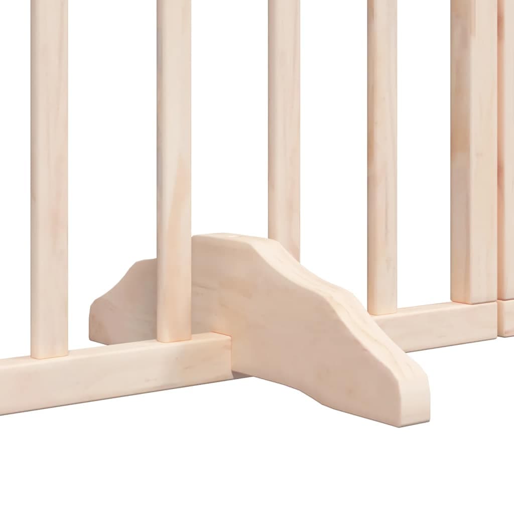 Cancello per Cani Porta Pieghevole 12 Pannelli 600 cm in Pioppo — miniatura 7 di 11