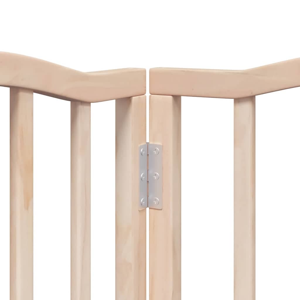 Cancello per Cani Porta Pieghevole 15 Pannelli 750 cm in Pioppo — miniatura 8 di 11