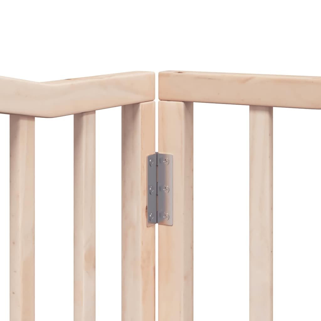 Cancello per Cani Porta Pieghevole 12 Pannelli 960 cm in Pioppo — miniatura 8 di 11