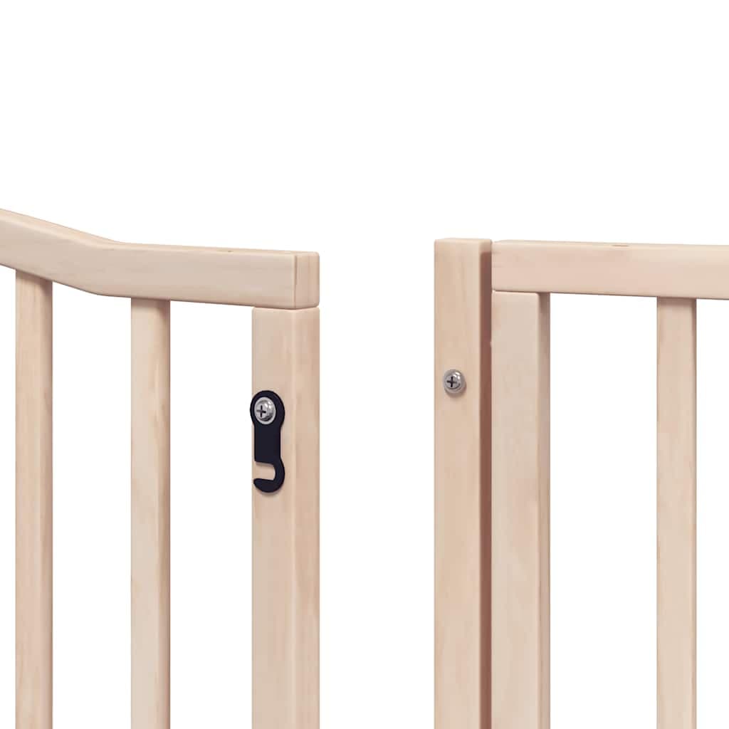 Cancello per Cani Pieghevole 6 Pannelli 480 cm Legno di Pioppo — foto 10 di 11