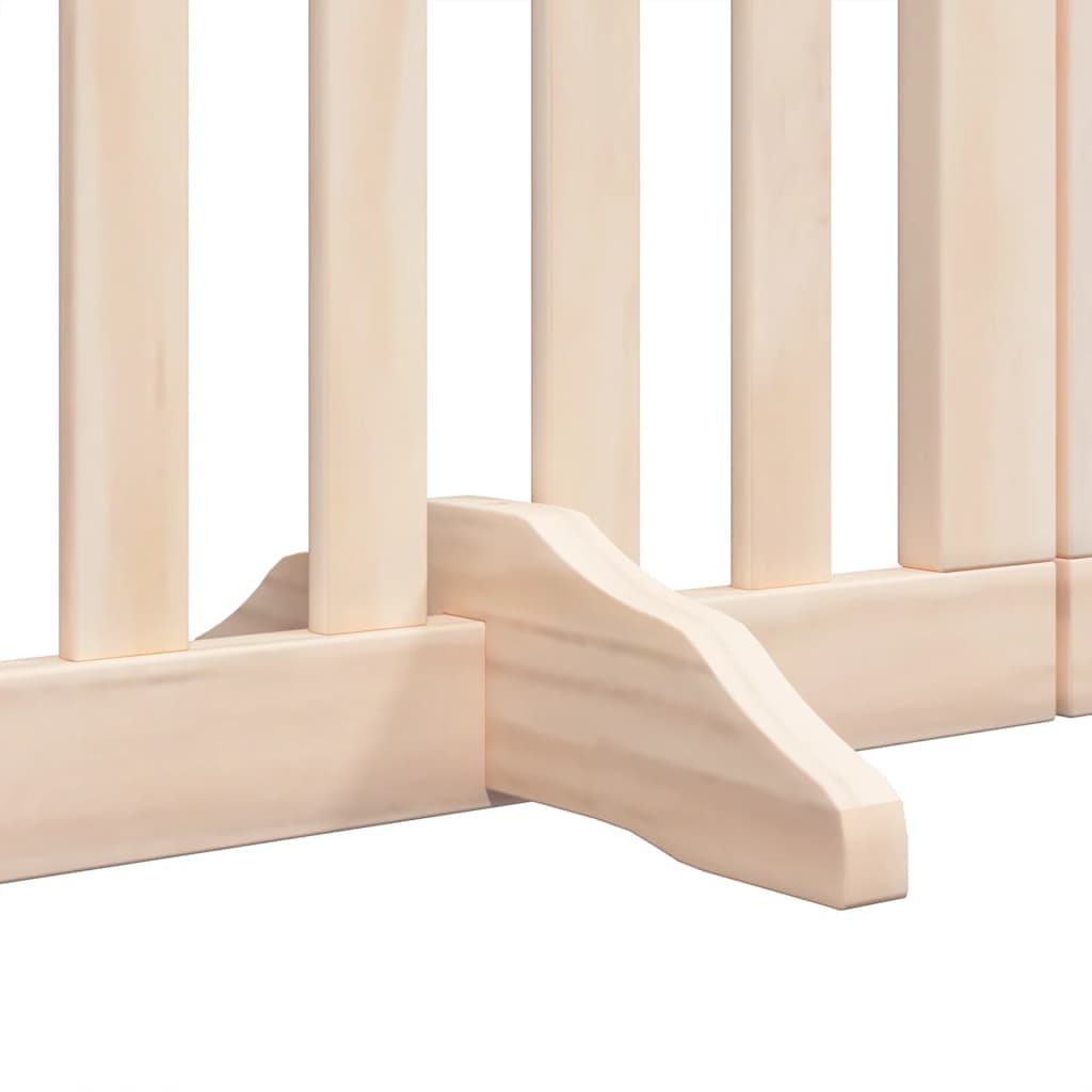 Cancello per Cani Porta Pieghevole 12 Pannelli 600 cm in Pioppo — miniatura 5 di 11