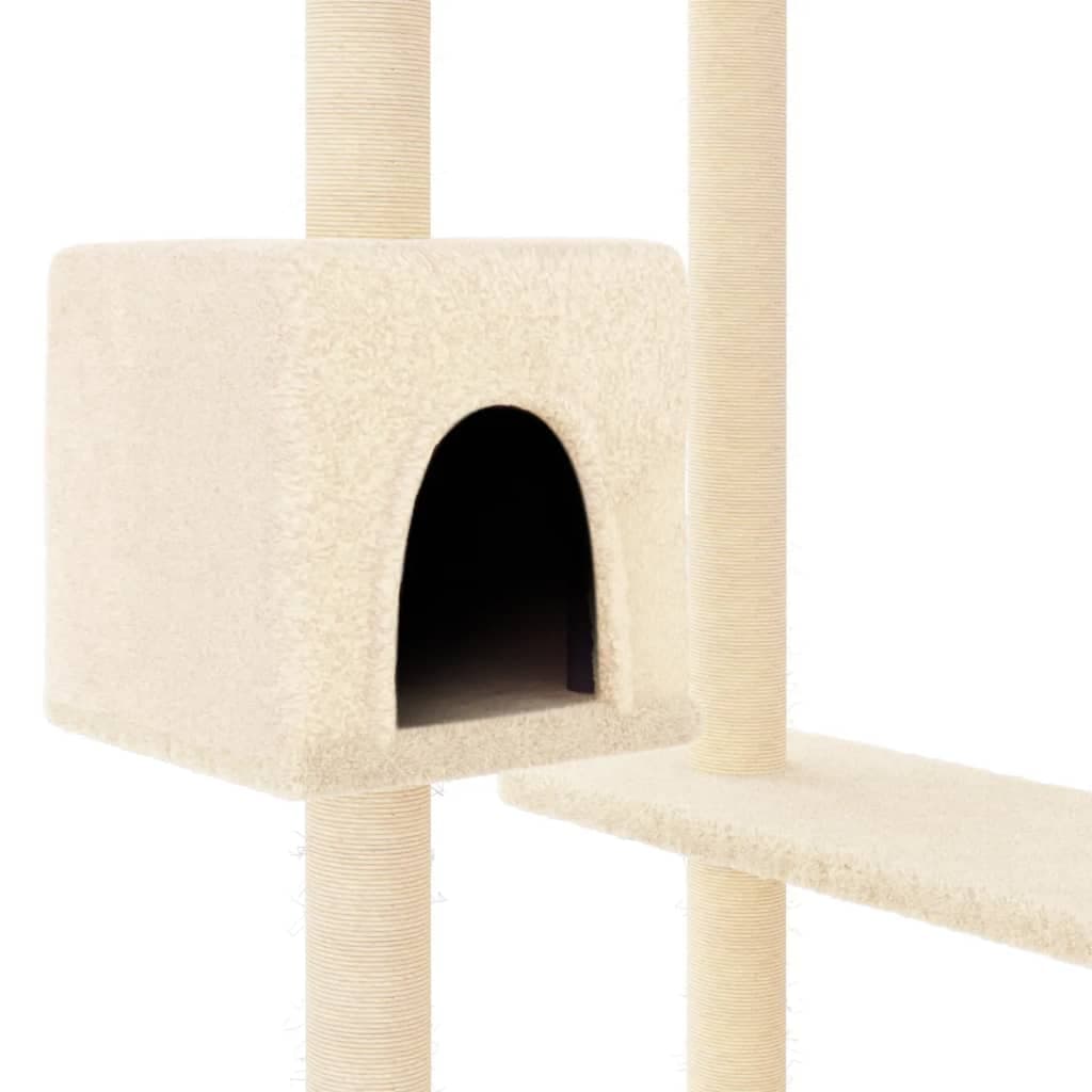 Albero per Gatti con Tiragraffi Crema 82 cm — miniatura 5 di 7