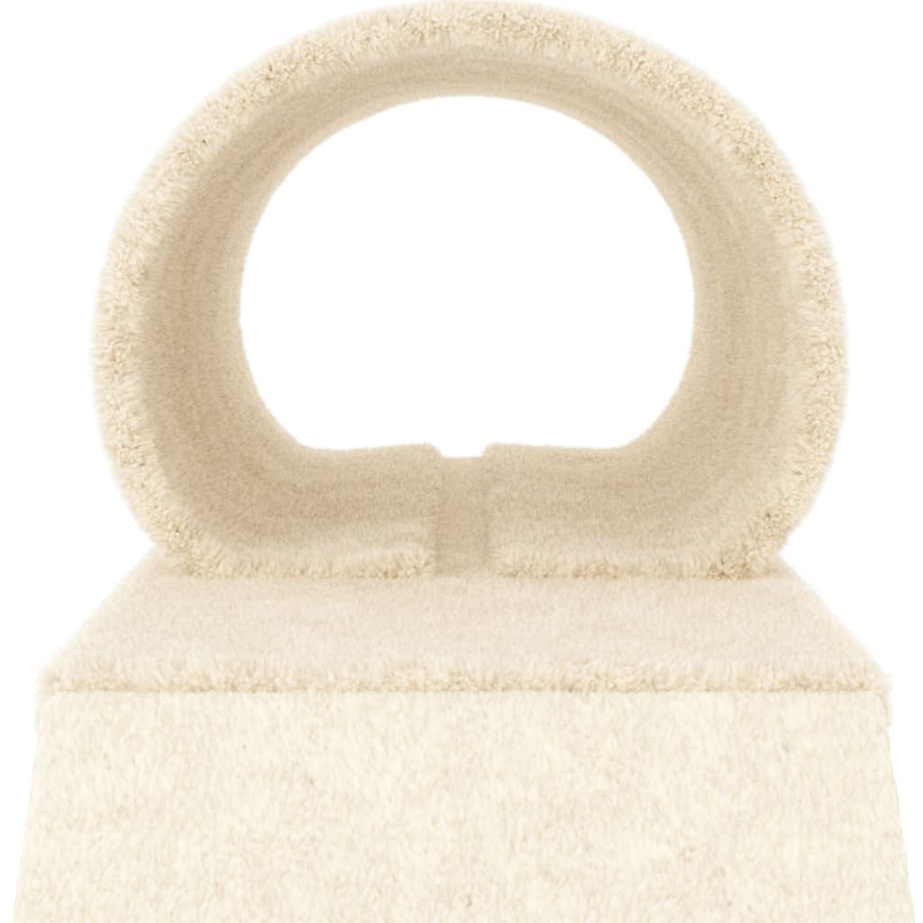 Pali Tiragraffi per Gatti con Tunnel e Scaletta Crema 55,5 cm — miniatura 5 di 6