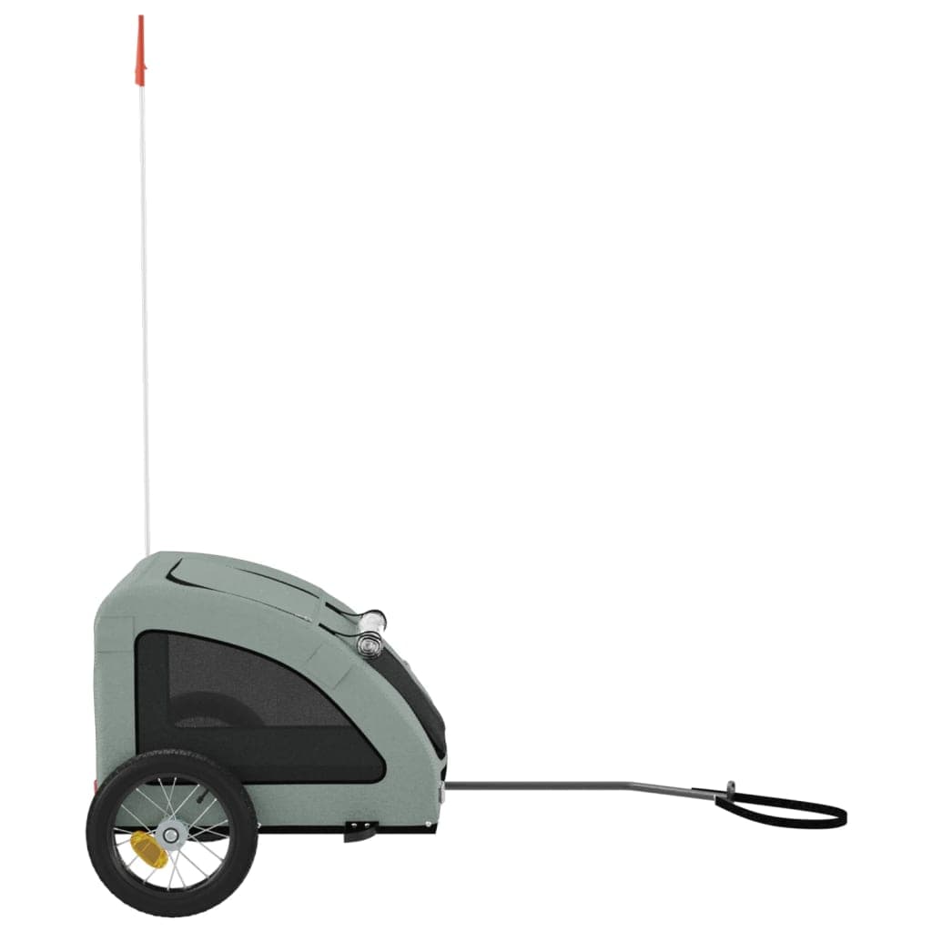 Rimorchio da Bici per Animali Grigio Oxford e Ferro — miniatura 5 di 12