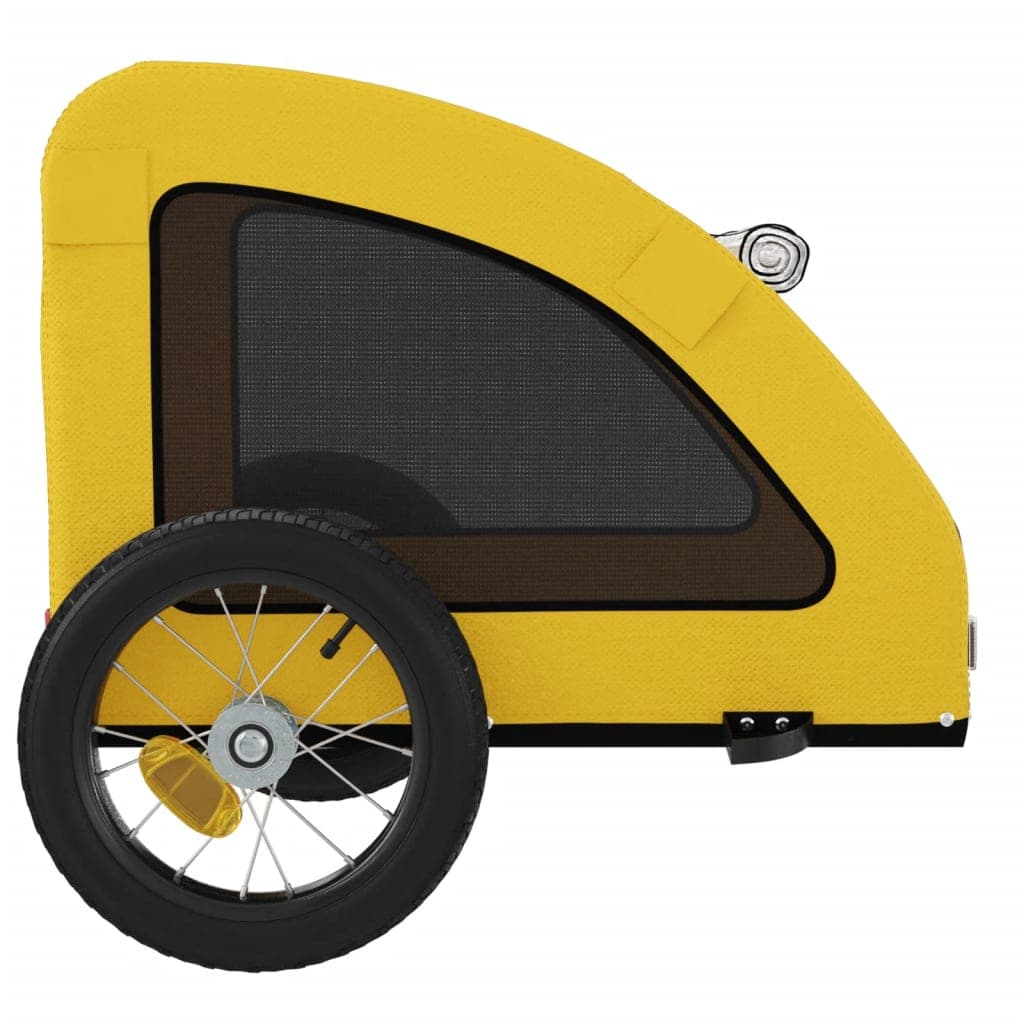 Rimorchio da Bici per Animali Giallo Oxford e Ferro — miniatura 6 di 12
