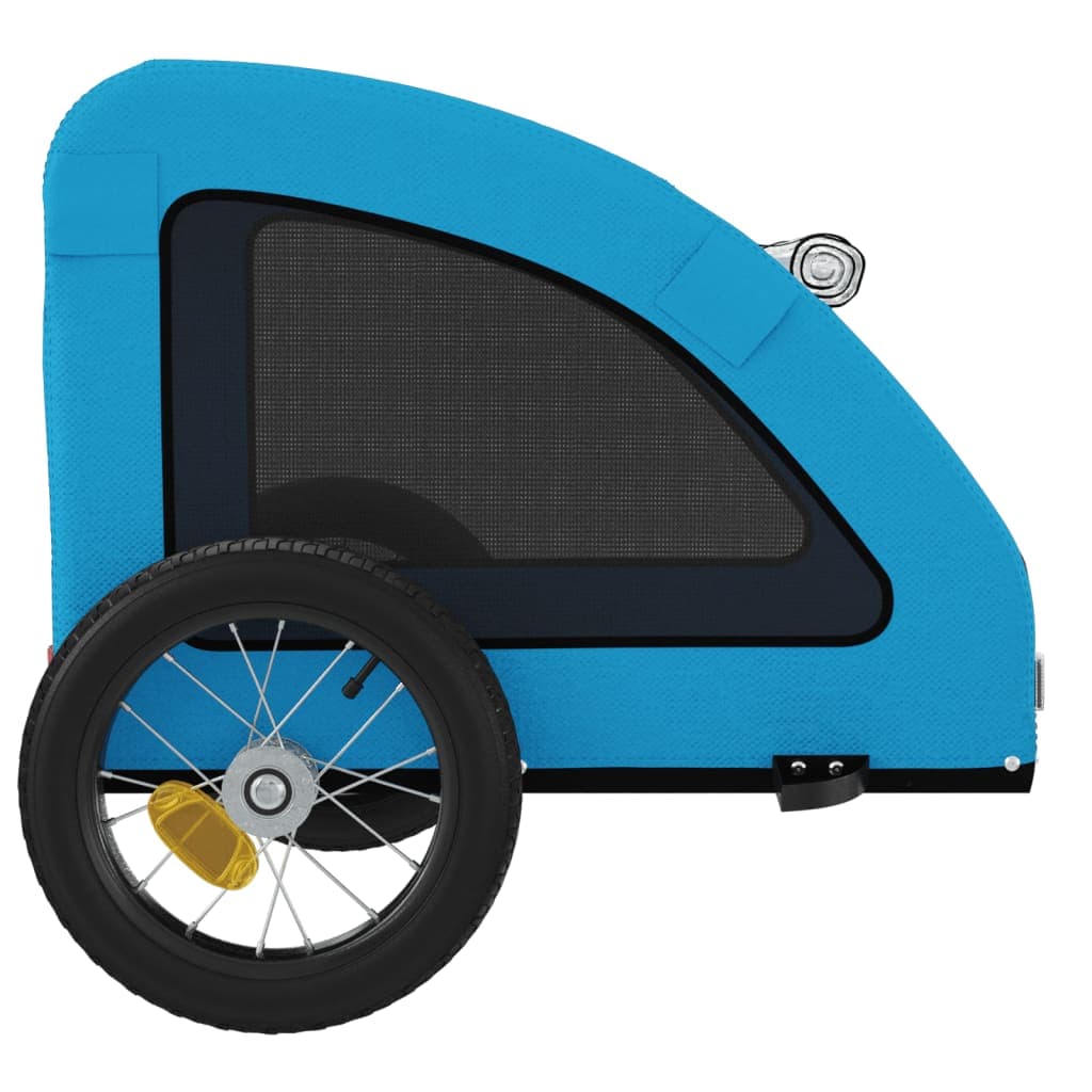 Rimorchio da Bici per Animali Blu Oxford e Ferro — miniatura 6 di 12