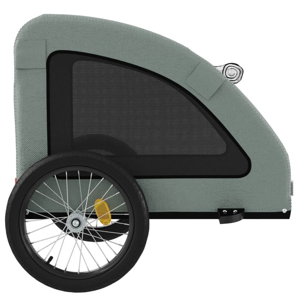 Rimorchio da Bici per Animali Grigio Oxford e Ferro — miniatura 6 di 12
